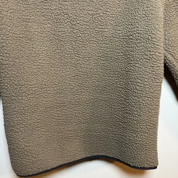 Figs On-Shift Sherpa Jacket Cacao Brown Small Warm Thermal Fleece Nurse Doctor - Picture 12 of 12